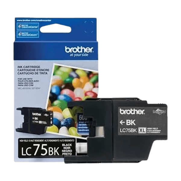 Brother LC75 High Yield Black Ink Cartridge