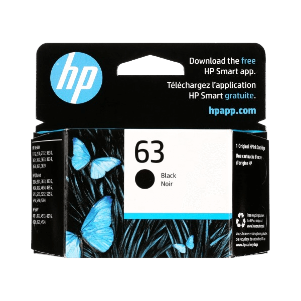 HP 63 Black Ink Cartridge