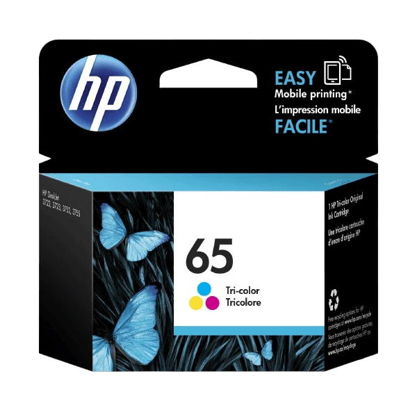 HP 65 Tri Color Ink Cartridge